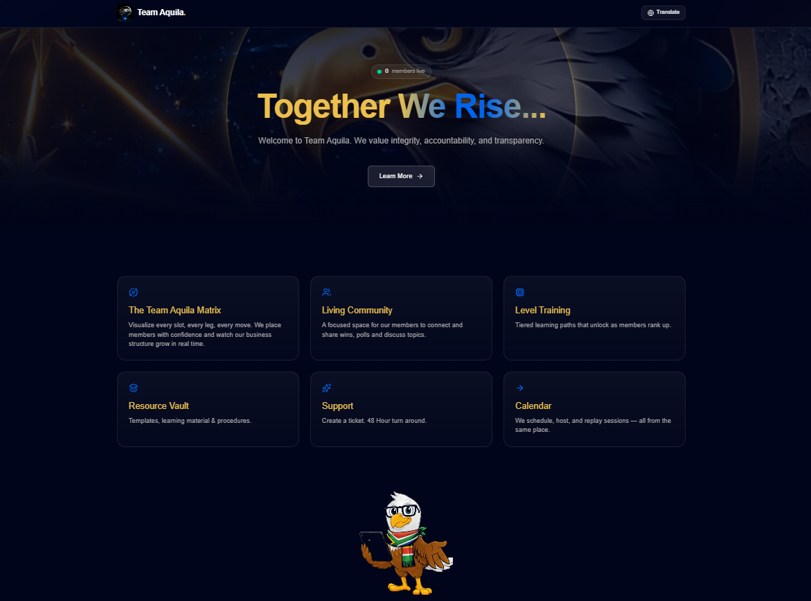 Team Aquila screenshot 1