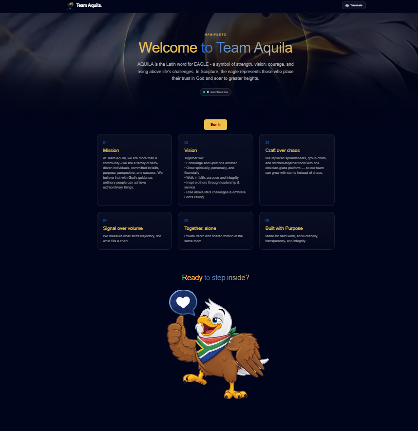 Team Aquila screenshot 2