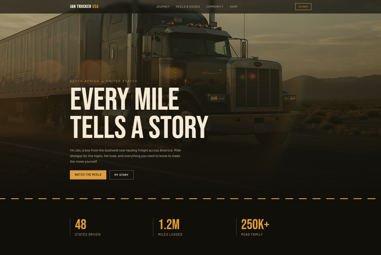Jan Trucker USA screenshot 1